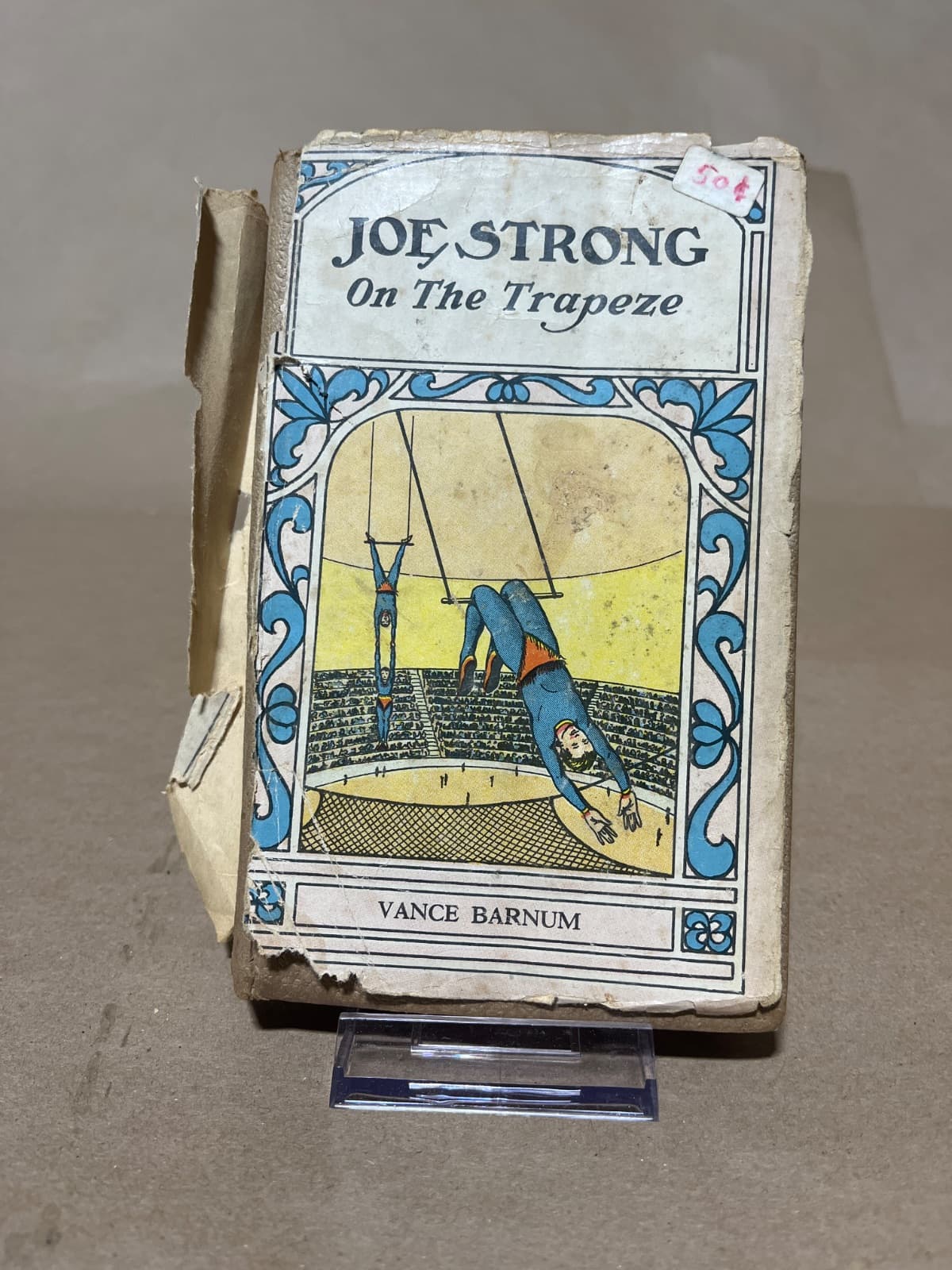 Joe Strong on the Trapeze by Vance Barnum - front cover