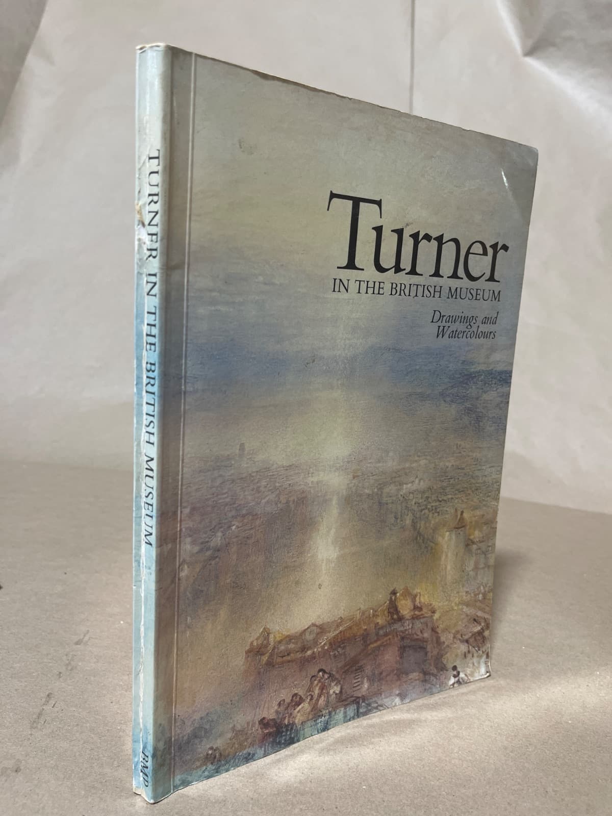 Turner in the British Museum: Drawings and Watercolours by Andrew Wilton - quarter view showing binding condition