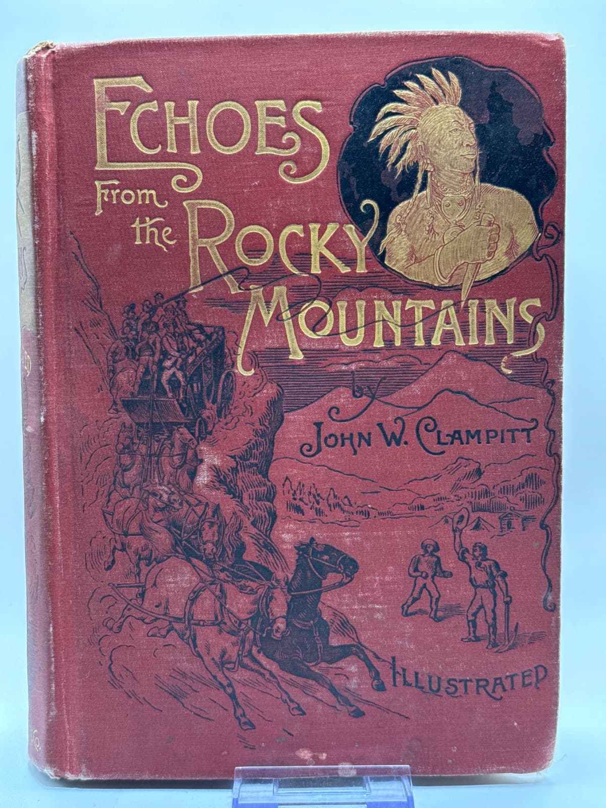 Echoes from the Rocky Mountains by John W. Clampitt - front cover