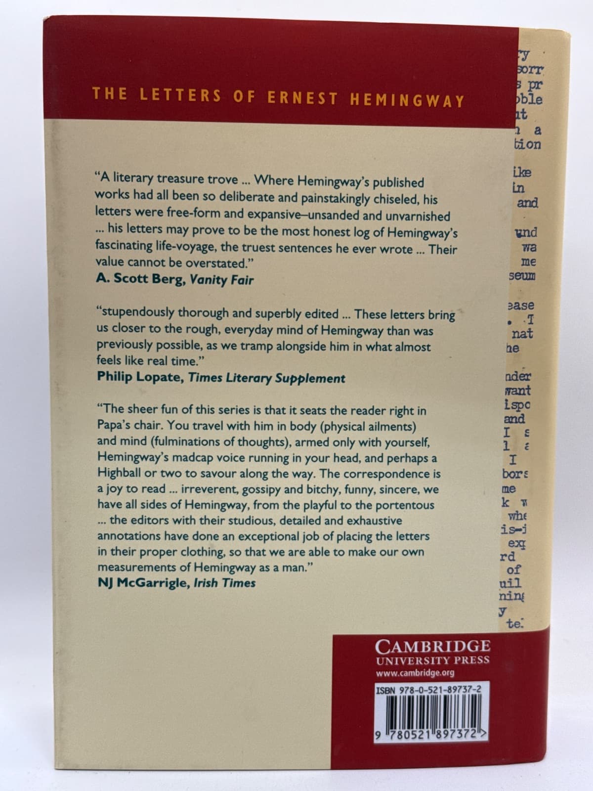 The Letters of Ernest Hemingway: Volume 5, 1932-1934 by Ernest Hemingway - additional view