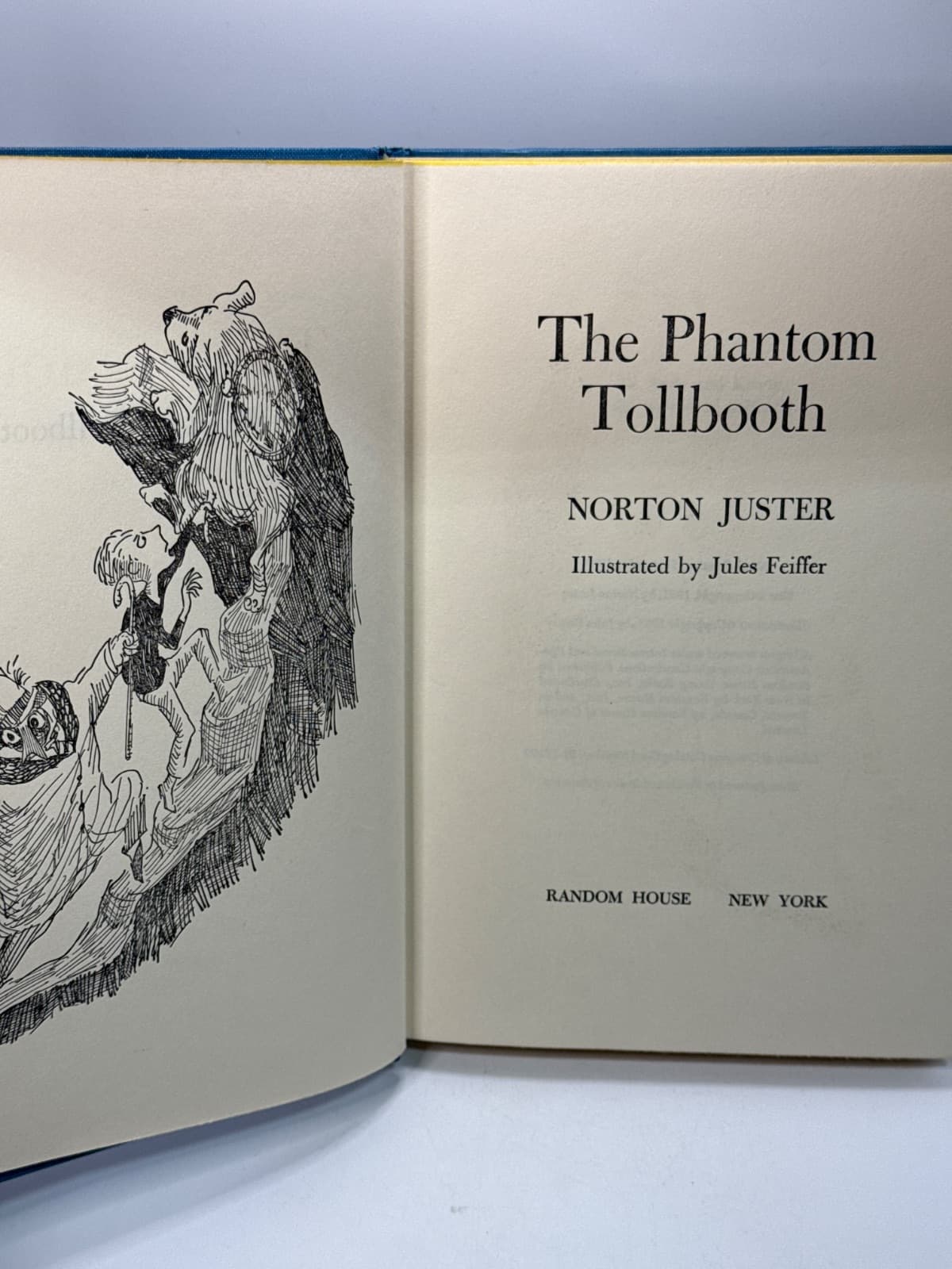 The Phantom Tollbooth by Norton Juster - title page