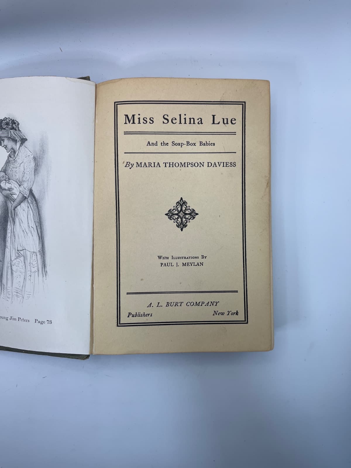 Miss Selina Lue by Maria Thompson Daviess - title page