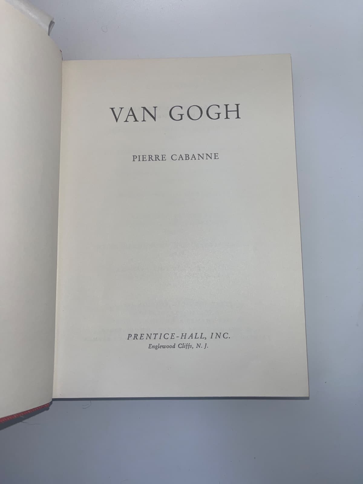 Van Gogh: The Man and His Work by Pierre Cabanne - title page
