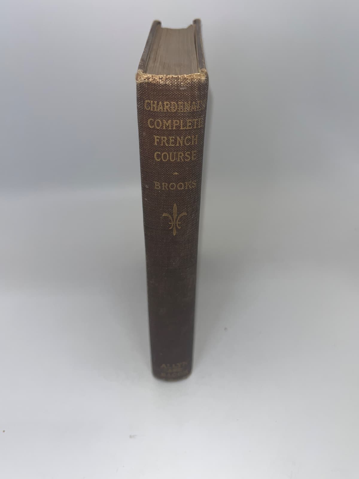 Chardenal's Complete French Course by Maro S. Brooks - quarter view showing binding condition