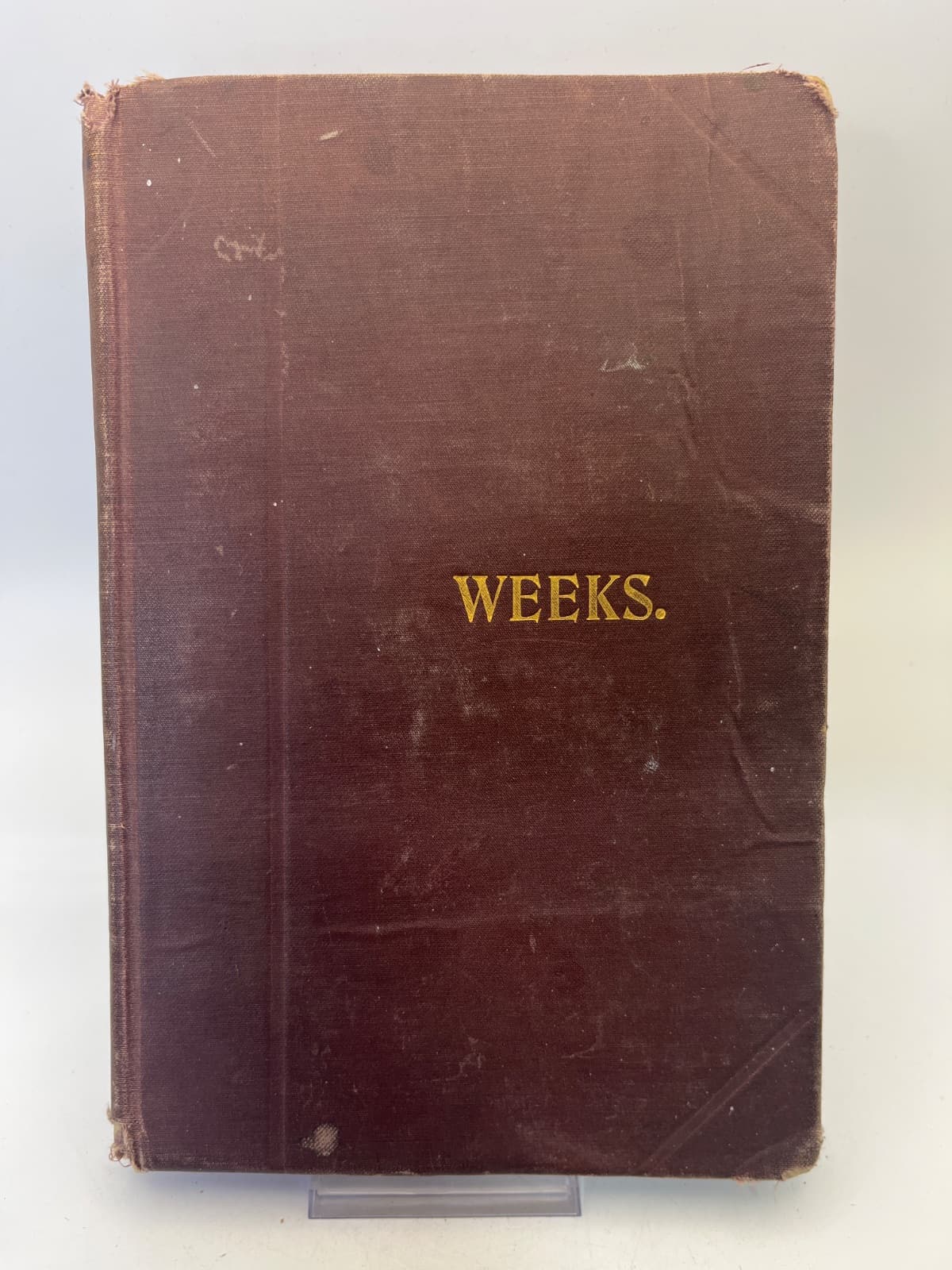 Manual of Operative Technics by Thomas E. Weeks, D.D.S. - front cover