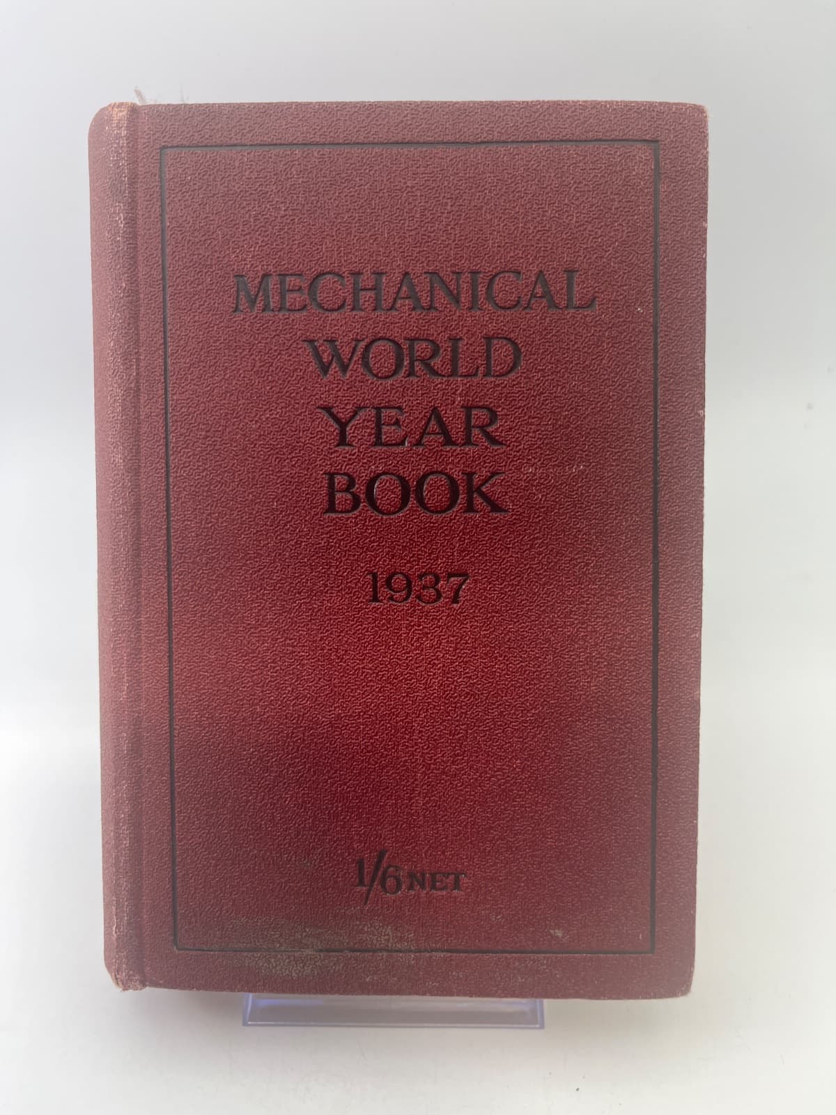 Mechanical World Year Book 1937 - front cover