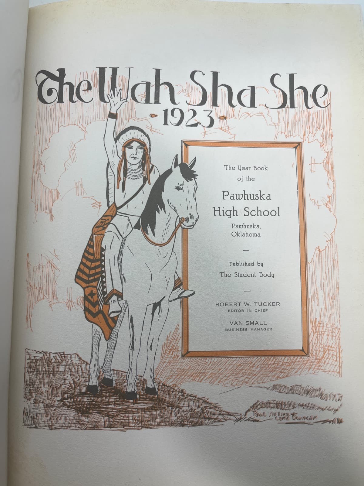 Wah-Sha-She - 1923 Yearbook - title page