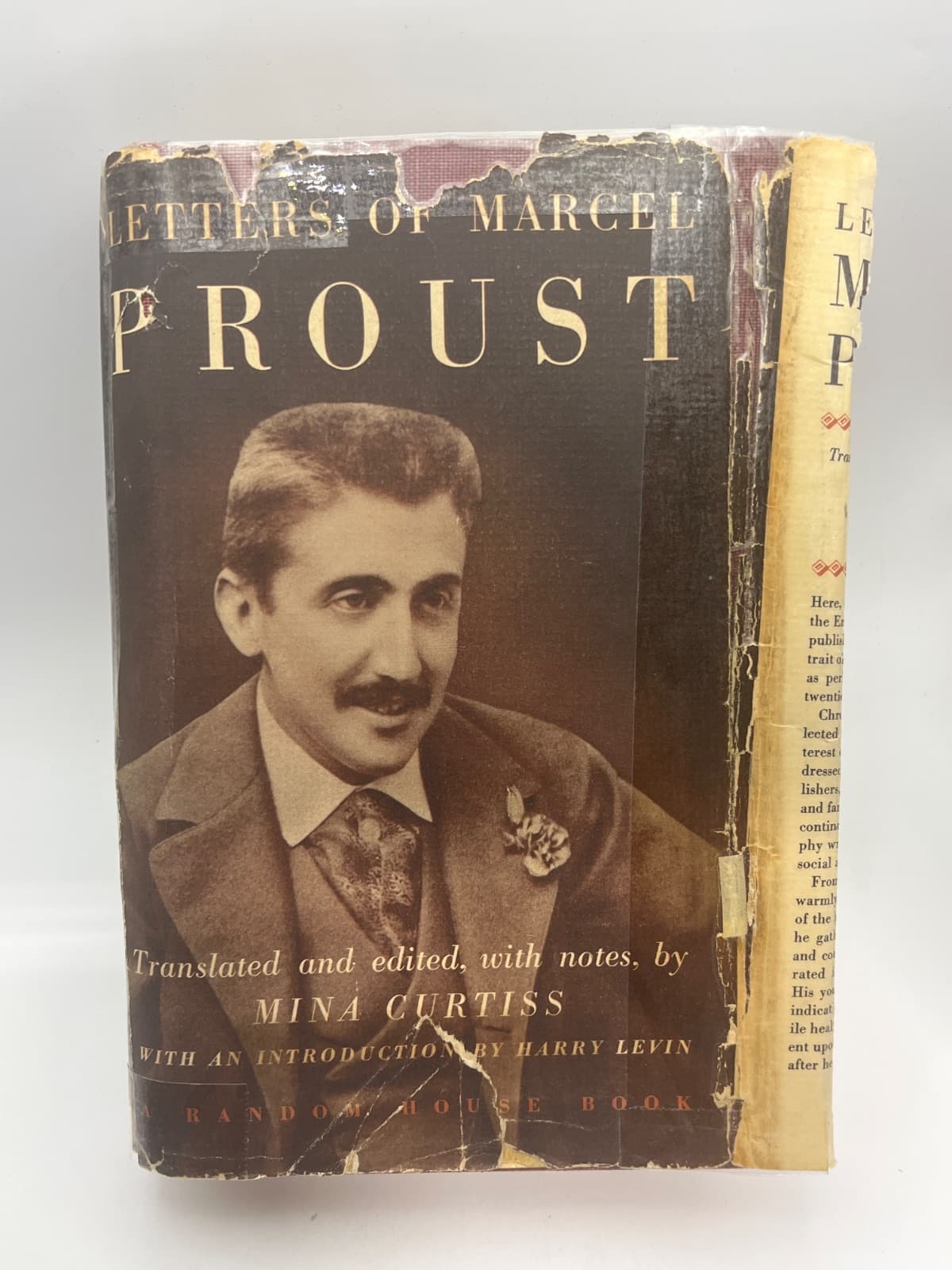 Letters of Marcel Proust by Mina Curtiss - front cover