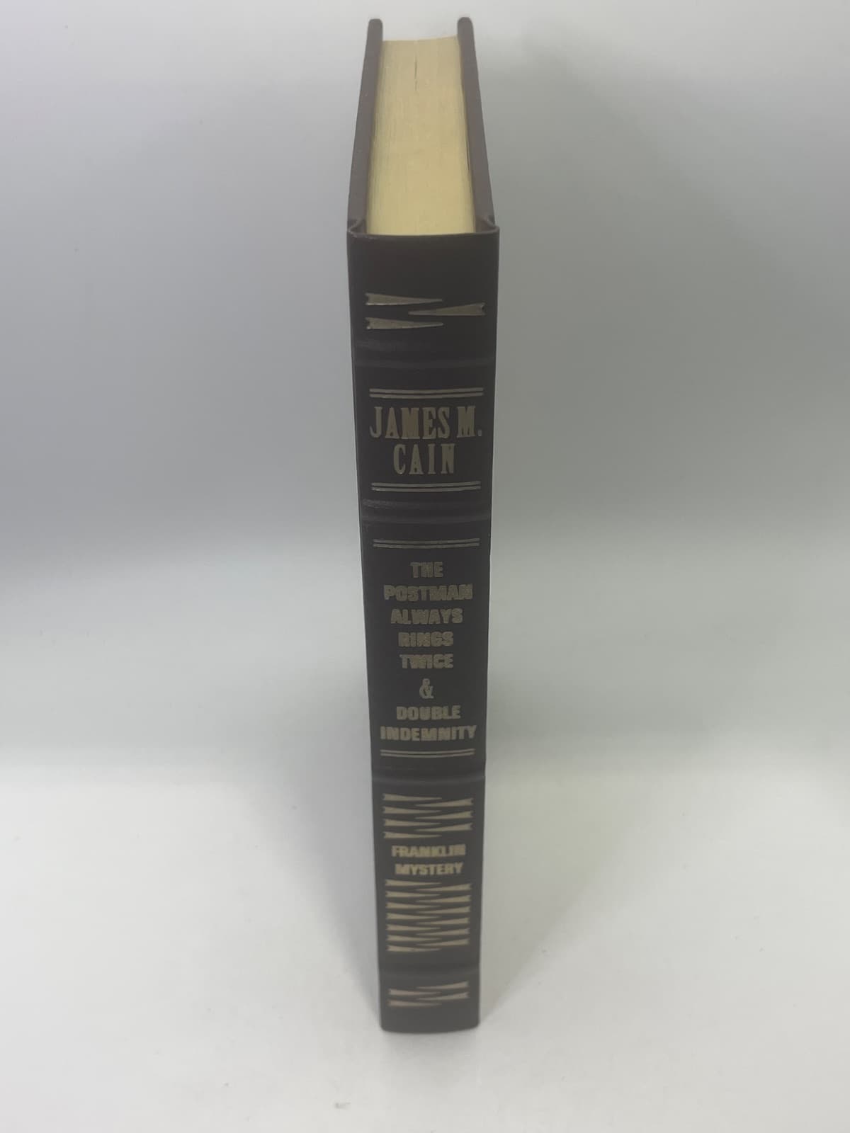 The Postman Always Rings Twice & Double Indemnity by James M. Cain - quarter view showing binding condition