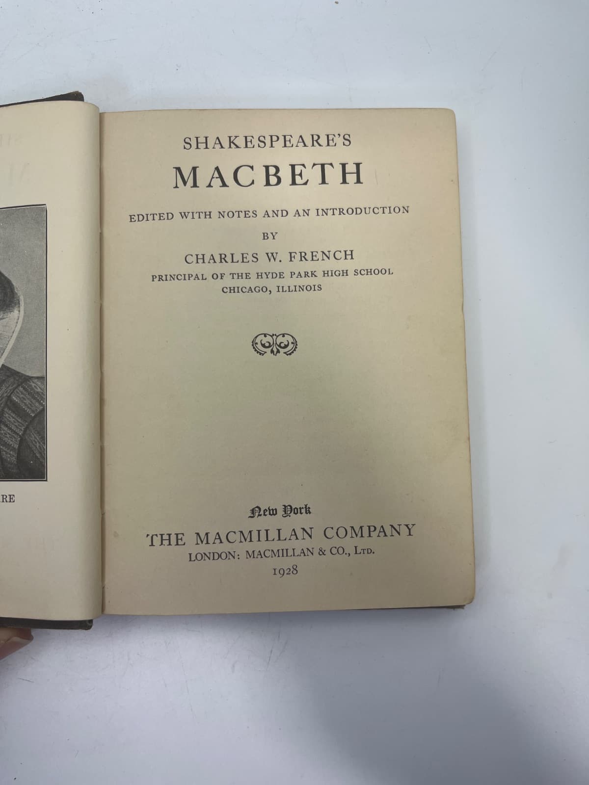 Shakespeare's  - 1928 by Charles W. French (Editor) - title page