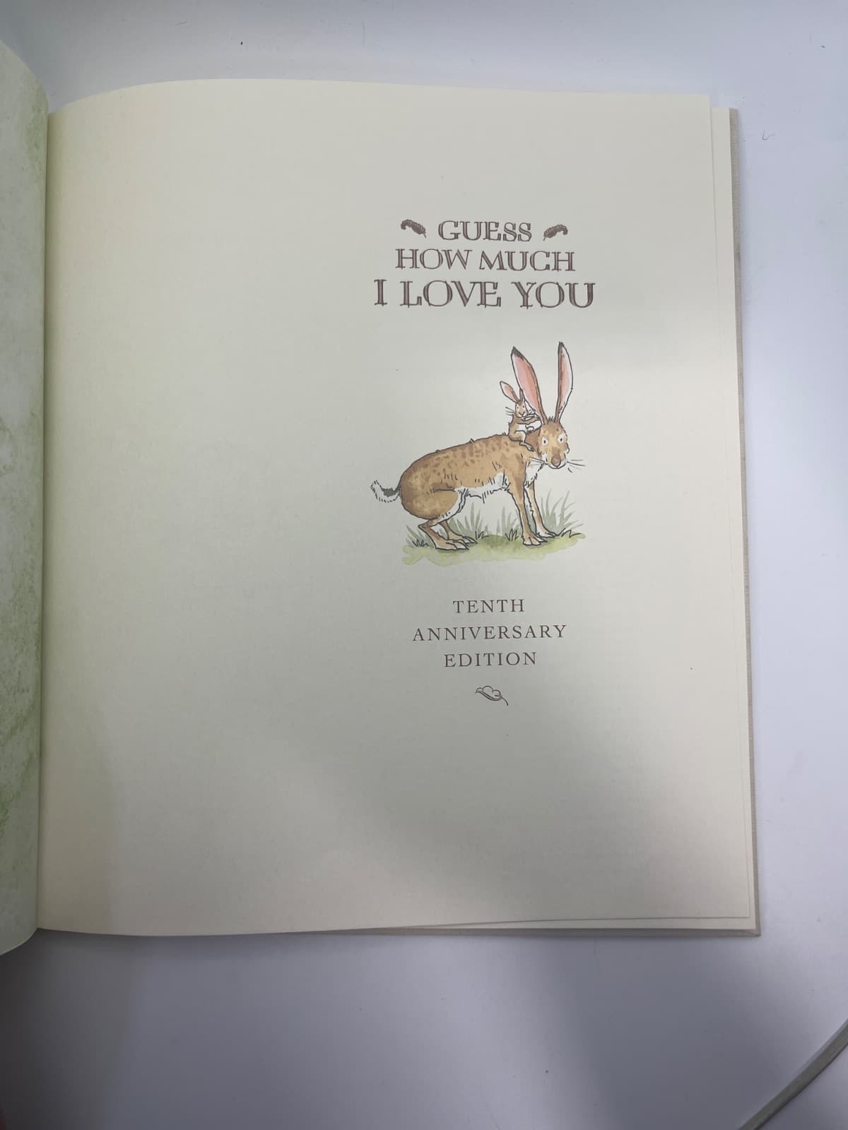 Guess How Much I Love You - 10th Anniversary by Sam McBratney - title page