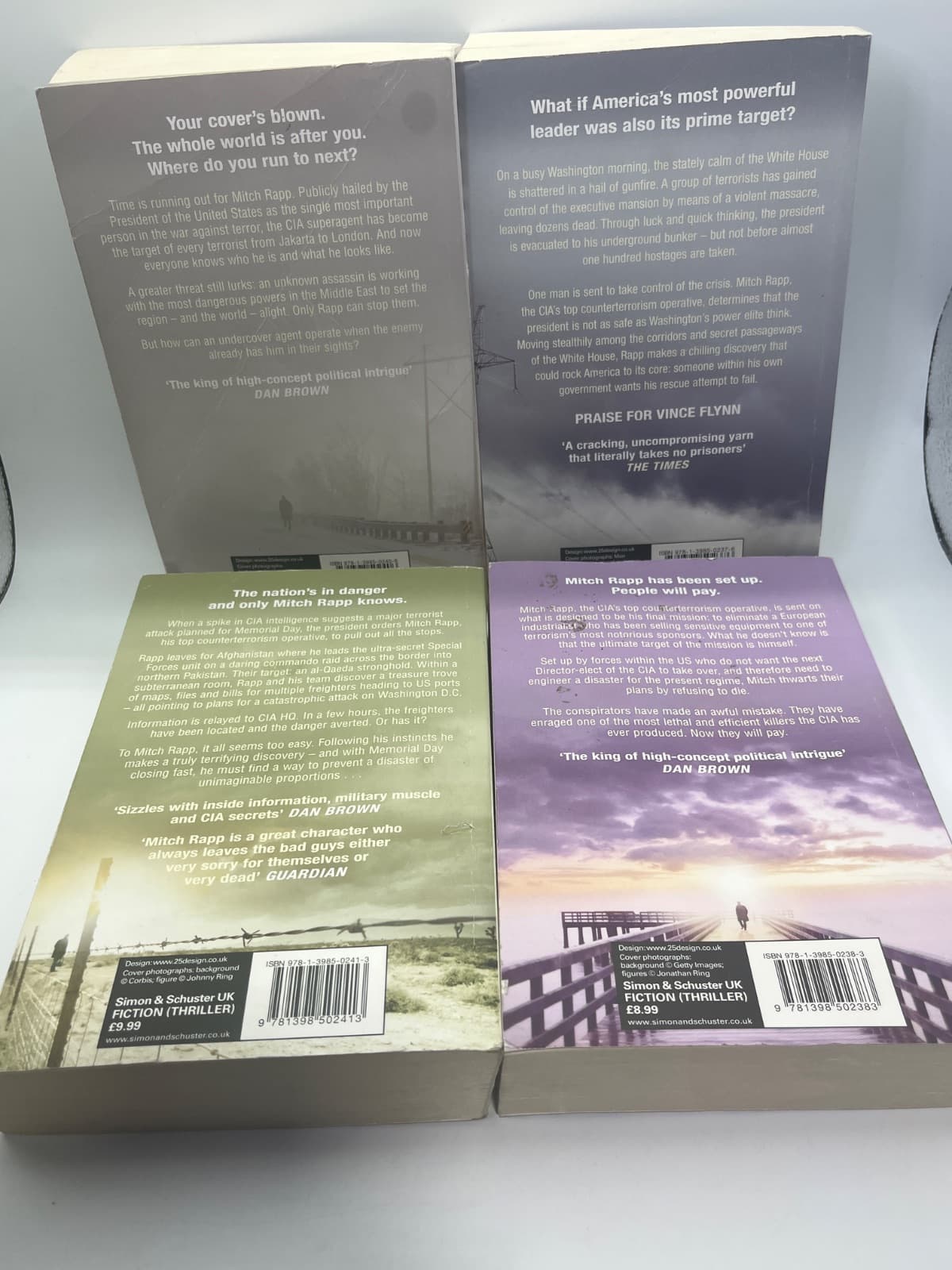 Vince Flynn Mitch Rapp - Lot of 4 - UK EDITION  by Vince Flynn - additional view