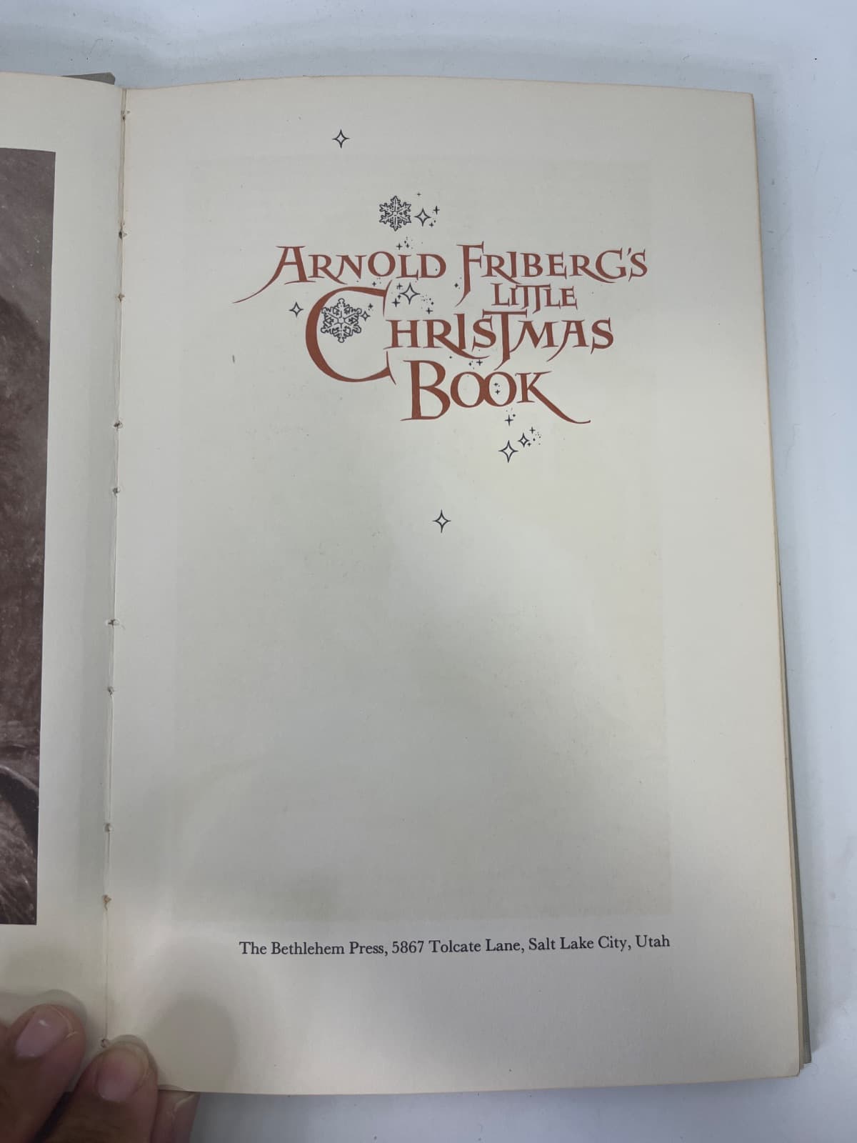 Arnold Friberg's Little Christmas Book - First Edition - 1959  by Arnold Friberg - title page