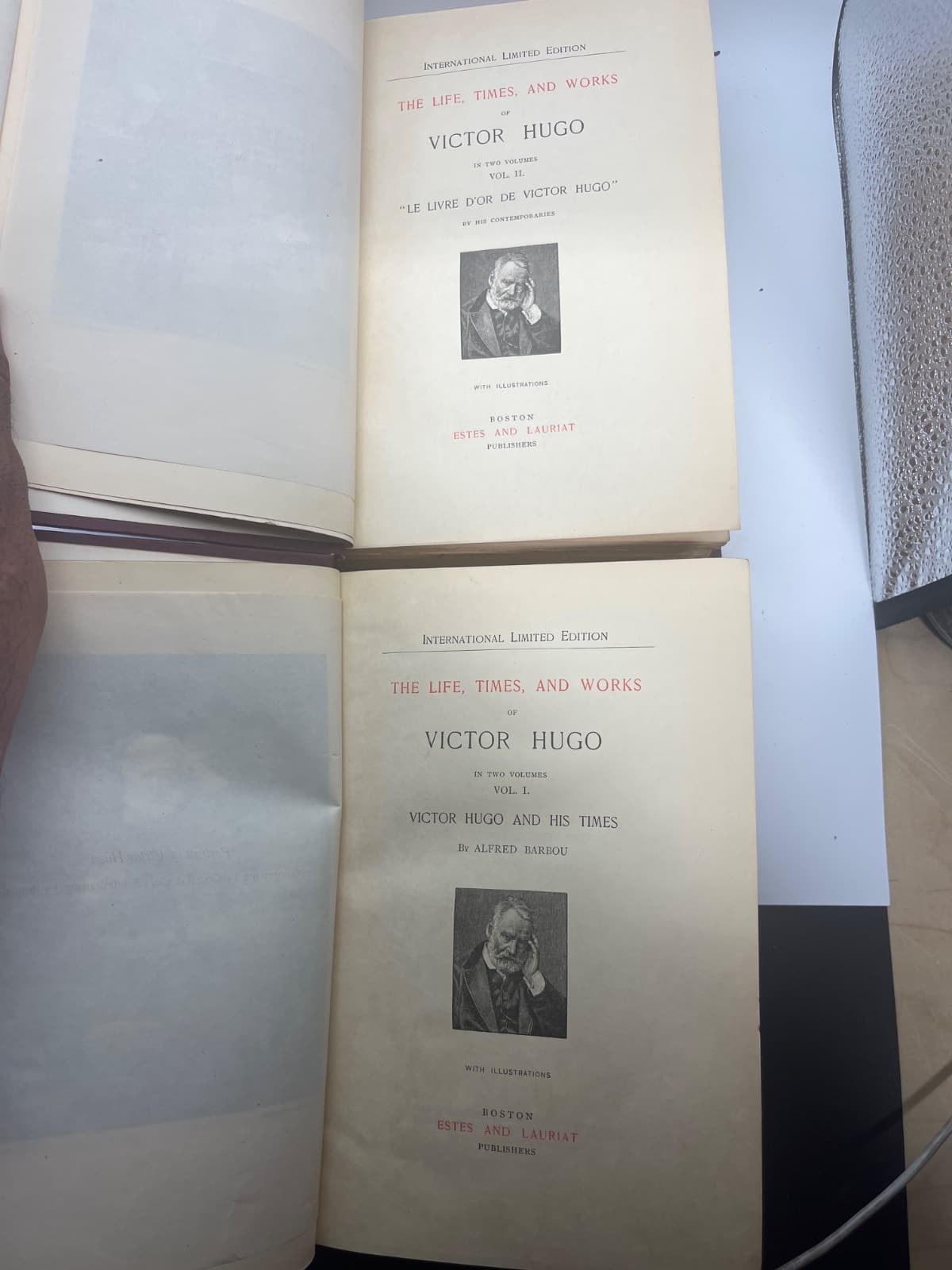 Victor Hugo International Limited Edition - Complete 30 Vol. Set - Estes & Lauriat  by Victor Hugo - additional view