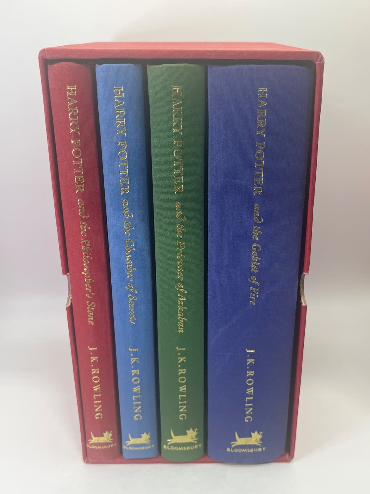 Harry Potter Gift Set Deluxe Signature Edition w Slipcase - Books 1-4 by J.K. Rowling - front cover