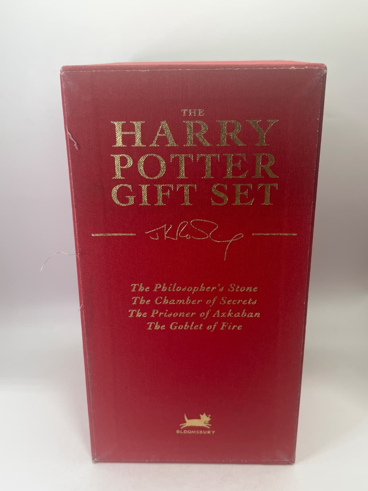 Harry Potter Gift Set Deluxe Signature Edition w Slipcase - Books 1-4 by J.K. Rowling - additional view
