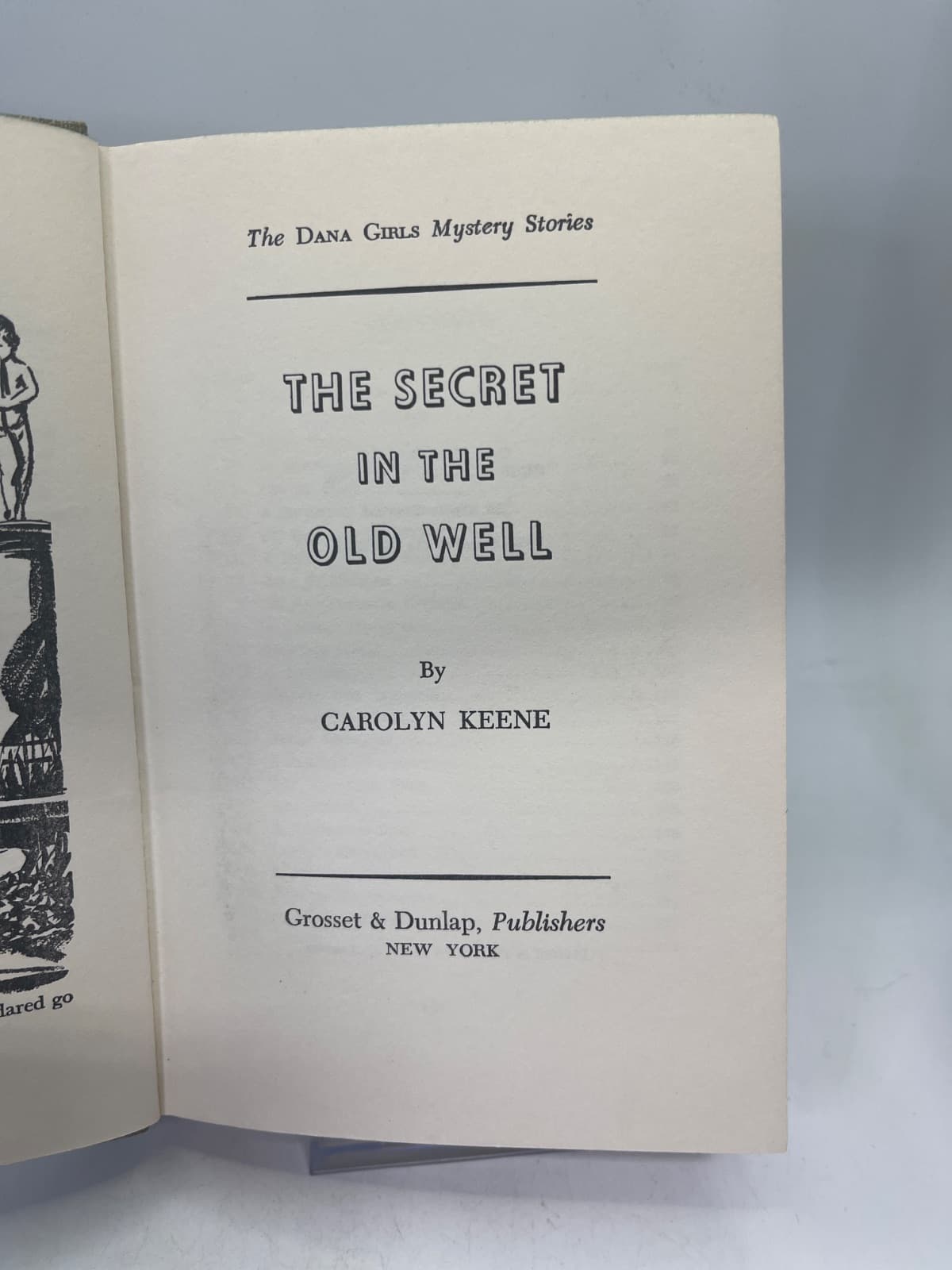 The Secret in the Old Well by Carolyn Keene - title page
