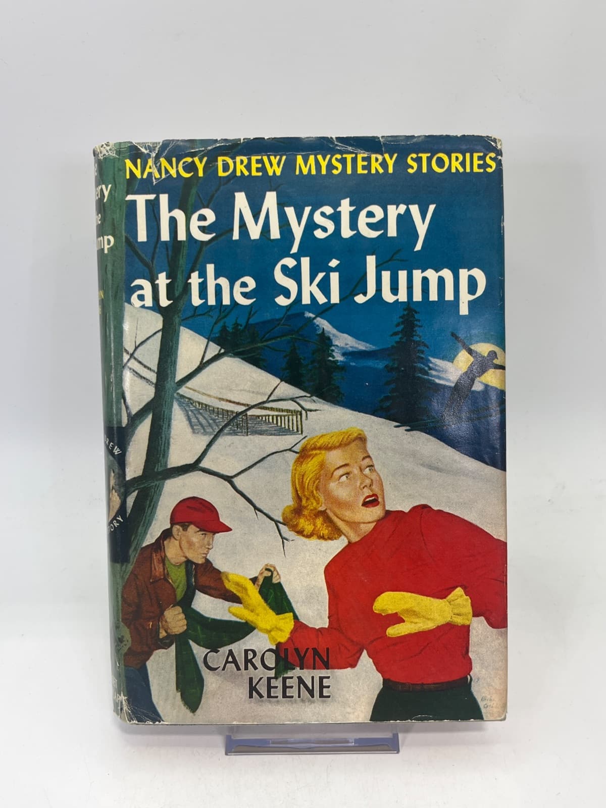 The Mystery at the Ski Jump by Carolyn Keene - front cover