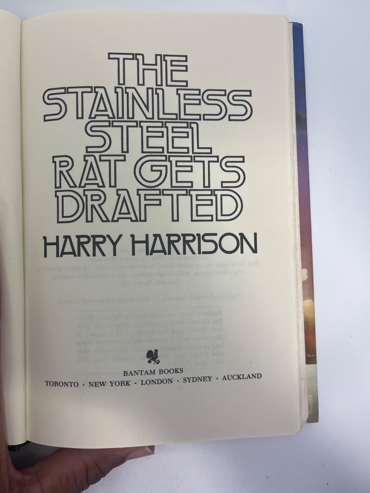 The Stainless Steel Rat Gets Drafted & For President - BCE  by Harry Harrison - title page