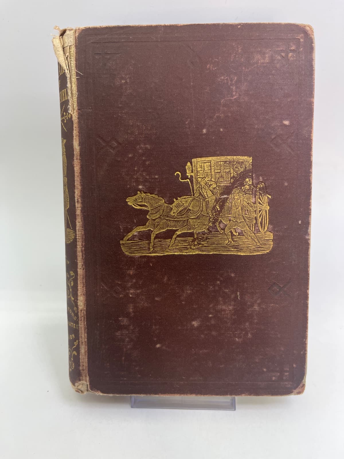 The Vicar of Wakefield - 1877 by Oliver Goldsmith - front cover