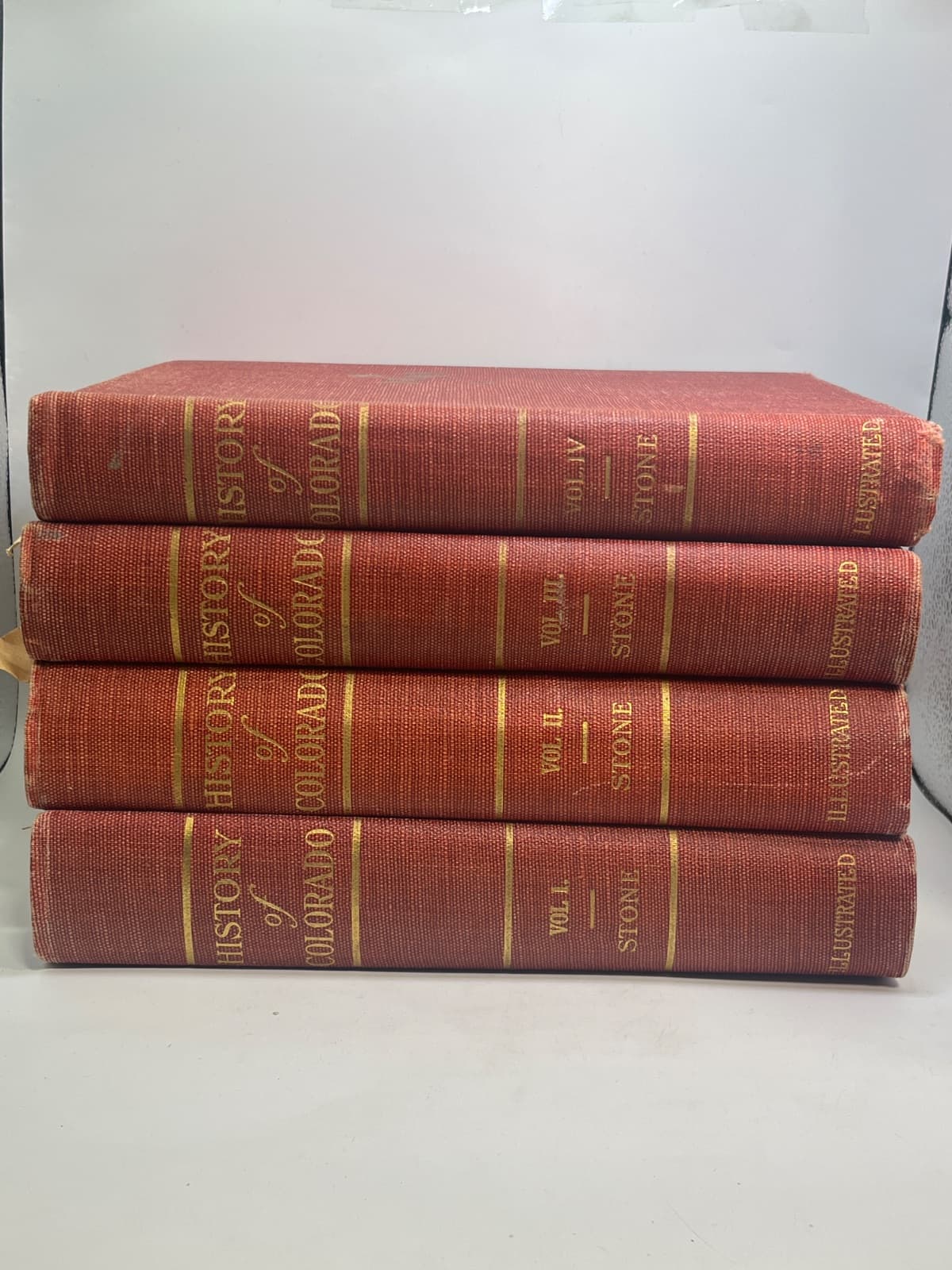 History of Colorado - Wilbur Fisk Stone - 4 Volume Set - 1918  by Wilbur Fisk Stone - front cover