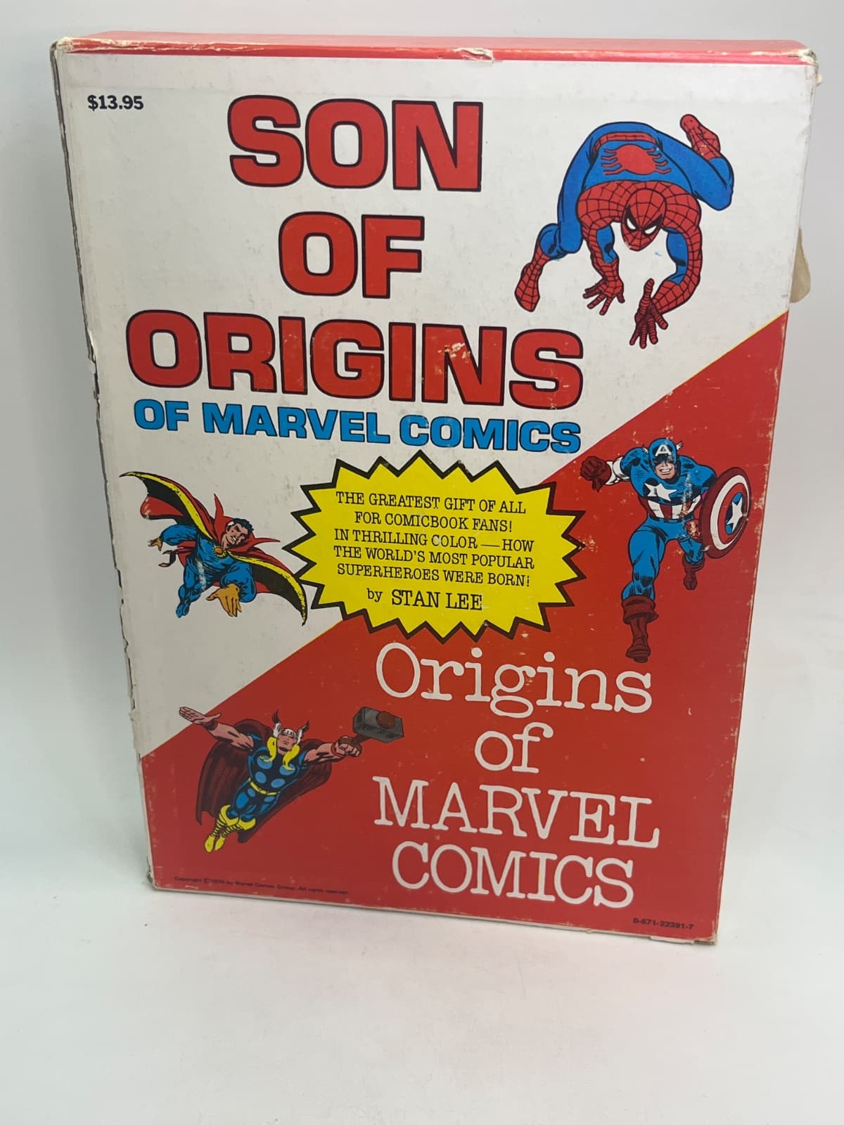 ORIGINS OF MARVEL COMICS & SON OF ORIGINS BOX SET w SLIPCASE  by Stan Lee - additional view