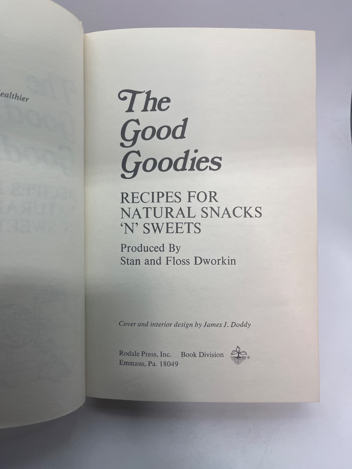 The Good Goodies by Stan and Floss Dworkin - title page
