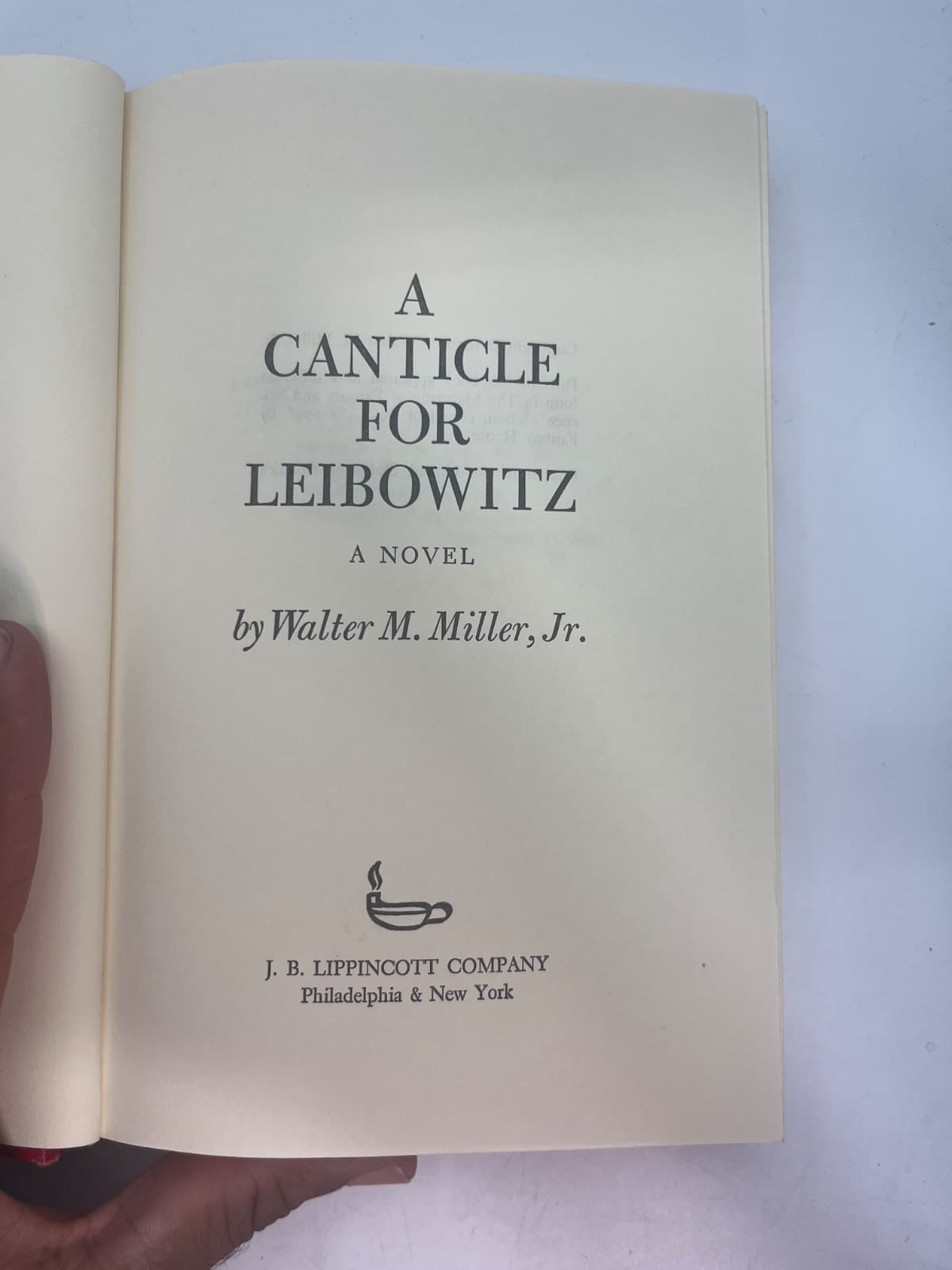 A Canticle for Leibowitz by Walter M. Miller, Jr. - title page