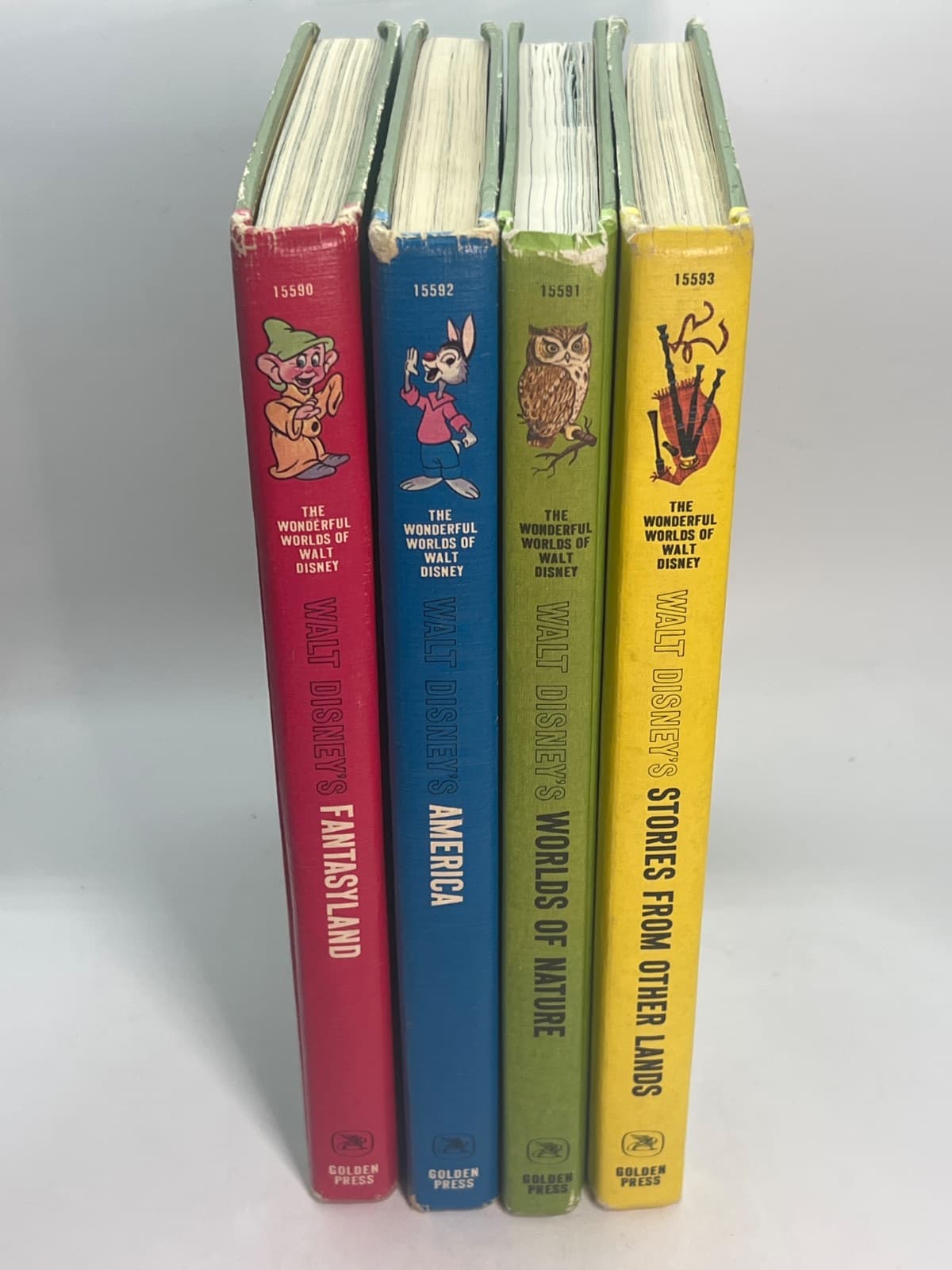 The Wonderful Worlds of Walt Disney by Walt Disney Studio - front cover
