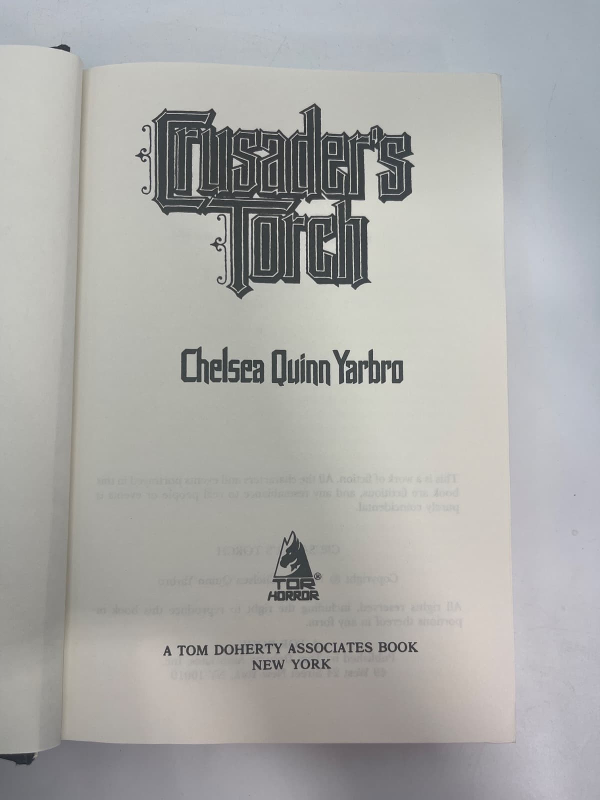 Crusader's Torch by Chelsea Quinn Yarbro - additional view