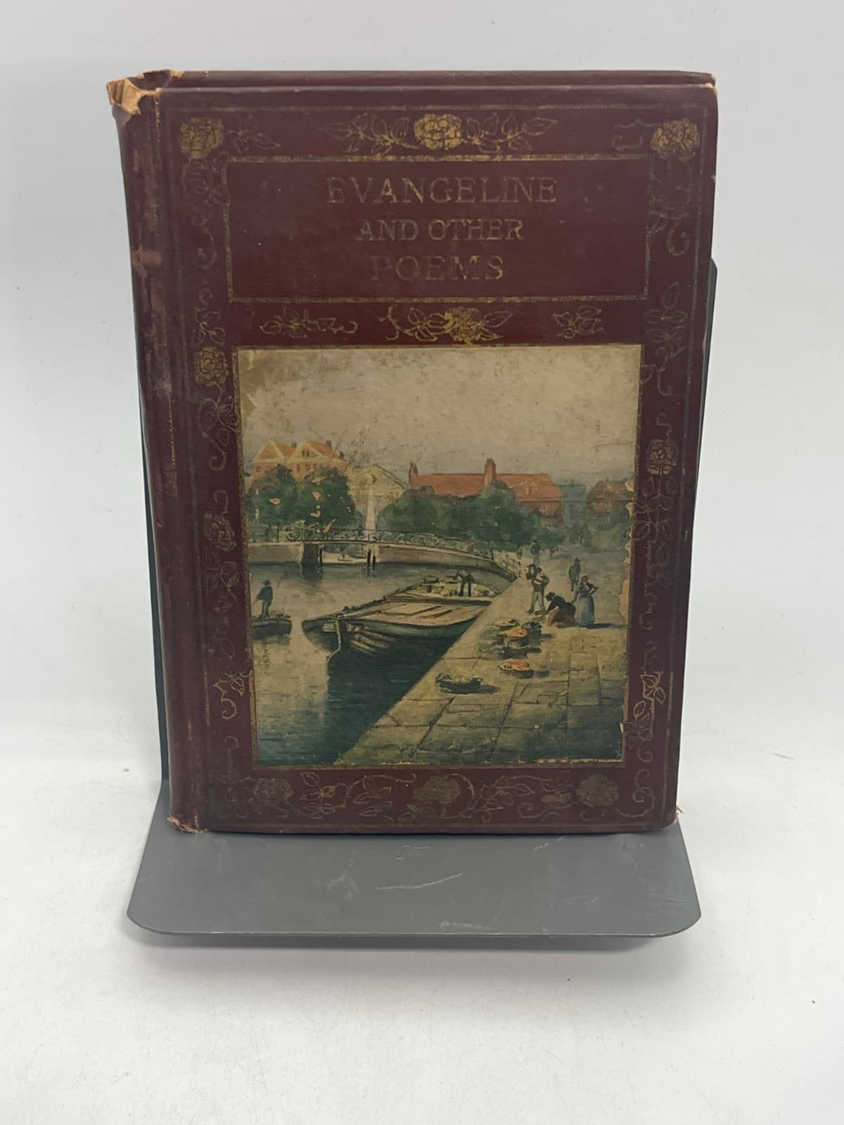 Evangeline and Other Poems - ANTIQUE - PAGES MISSING  by Henry W. Longfellow - front cover