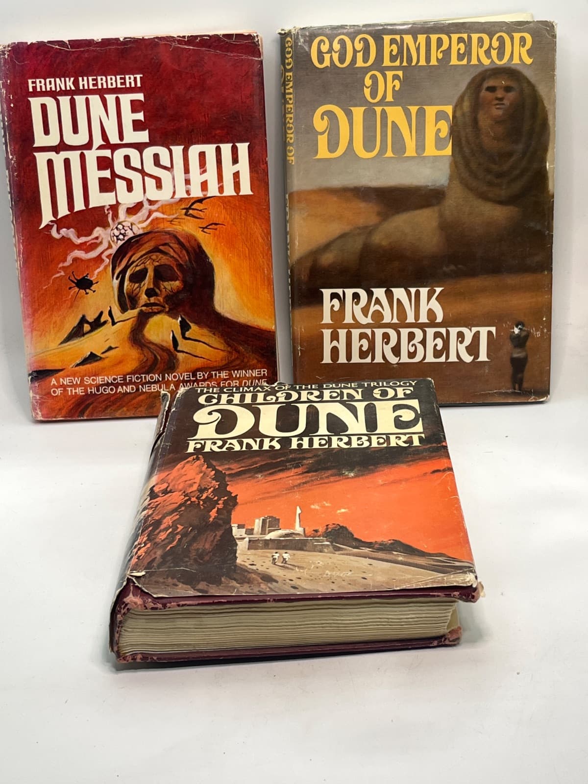 Dune Series - Lot of 3 BCE  by Frank Herbert - front cover