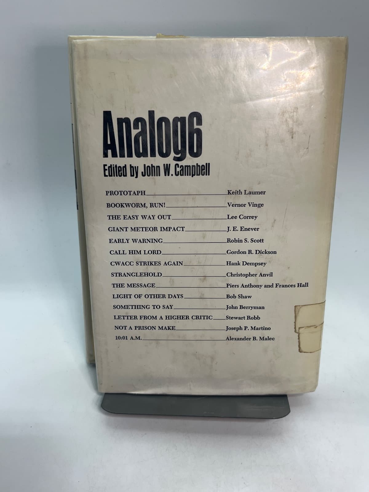 Analog 6 by John W. Campbell - additional view