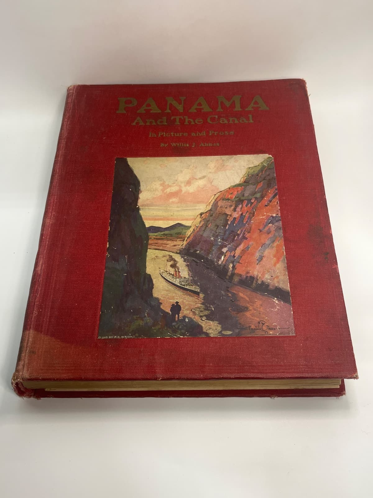Panama and the Canal in Picture and Prose by Willis J. Abbot - front cover