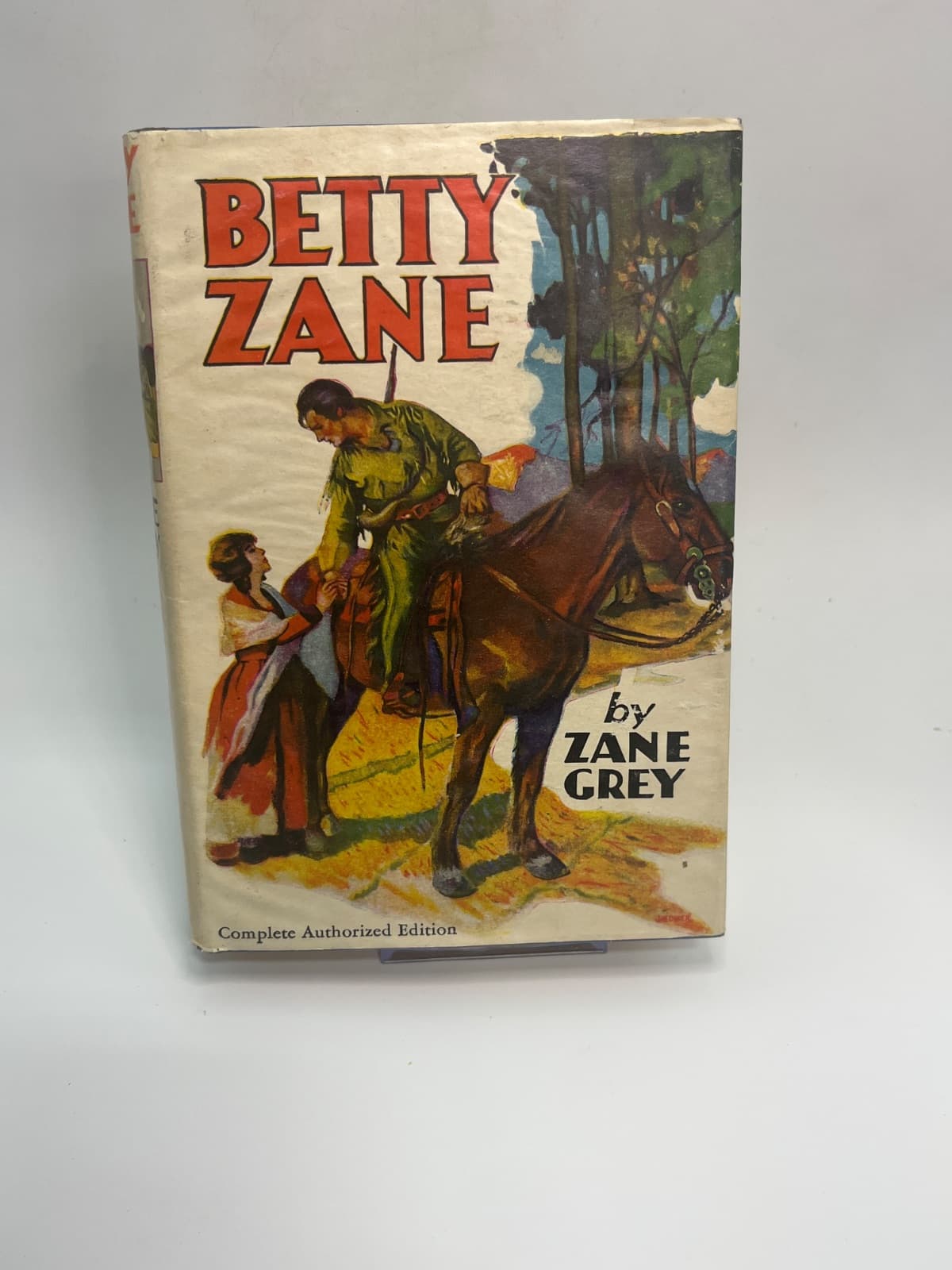 Betty Zane by Zane Grey - front cover