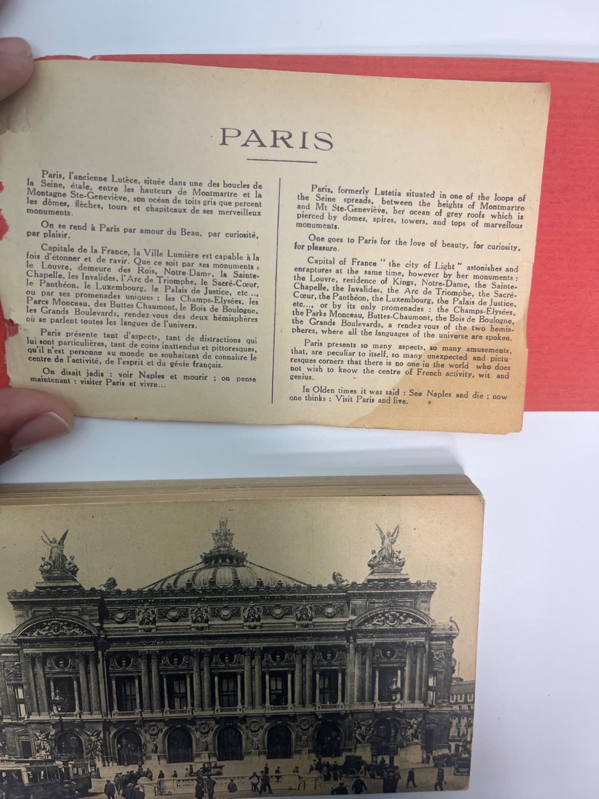 Album Artistique Paris - Postcards - title page