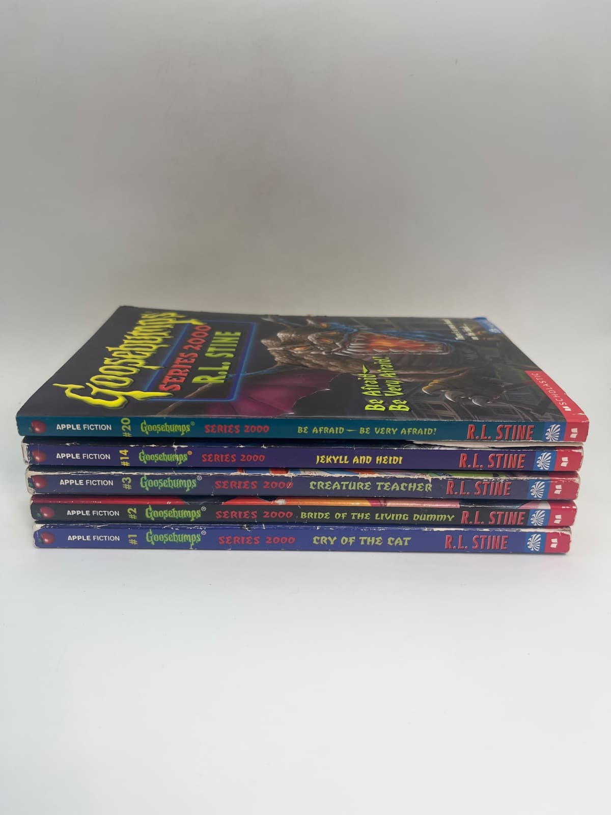 Goosebumps Series 2000 - Mixed Lot of 5 - 1,2,3,14,20 by R.L. Stine - front cover