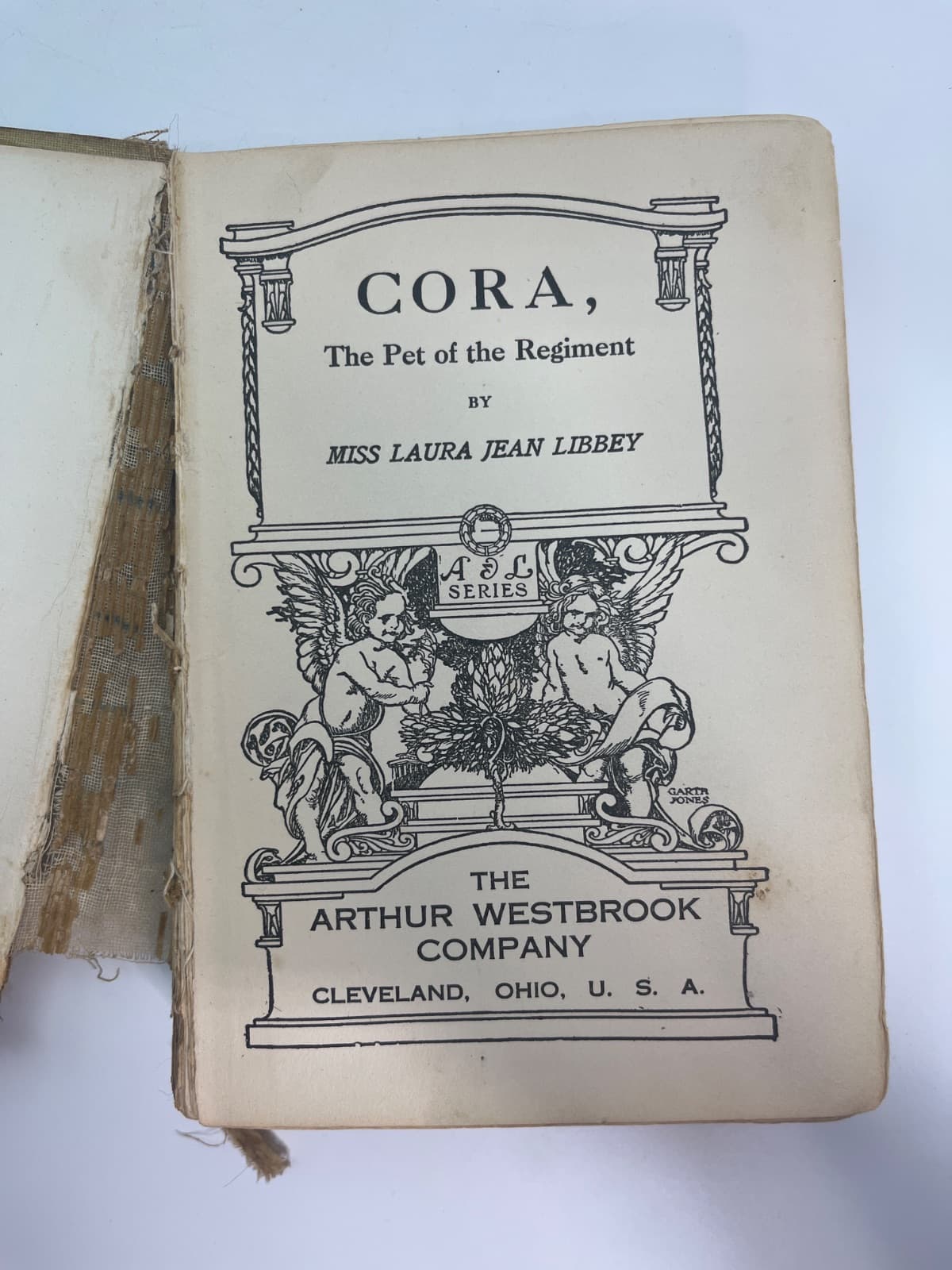 Cora, The Pet of the Regiment - ANTIQUE by Laura Jean Libbey - title page