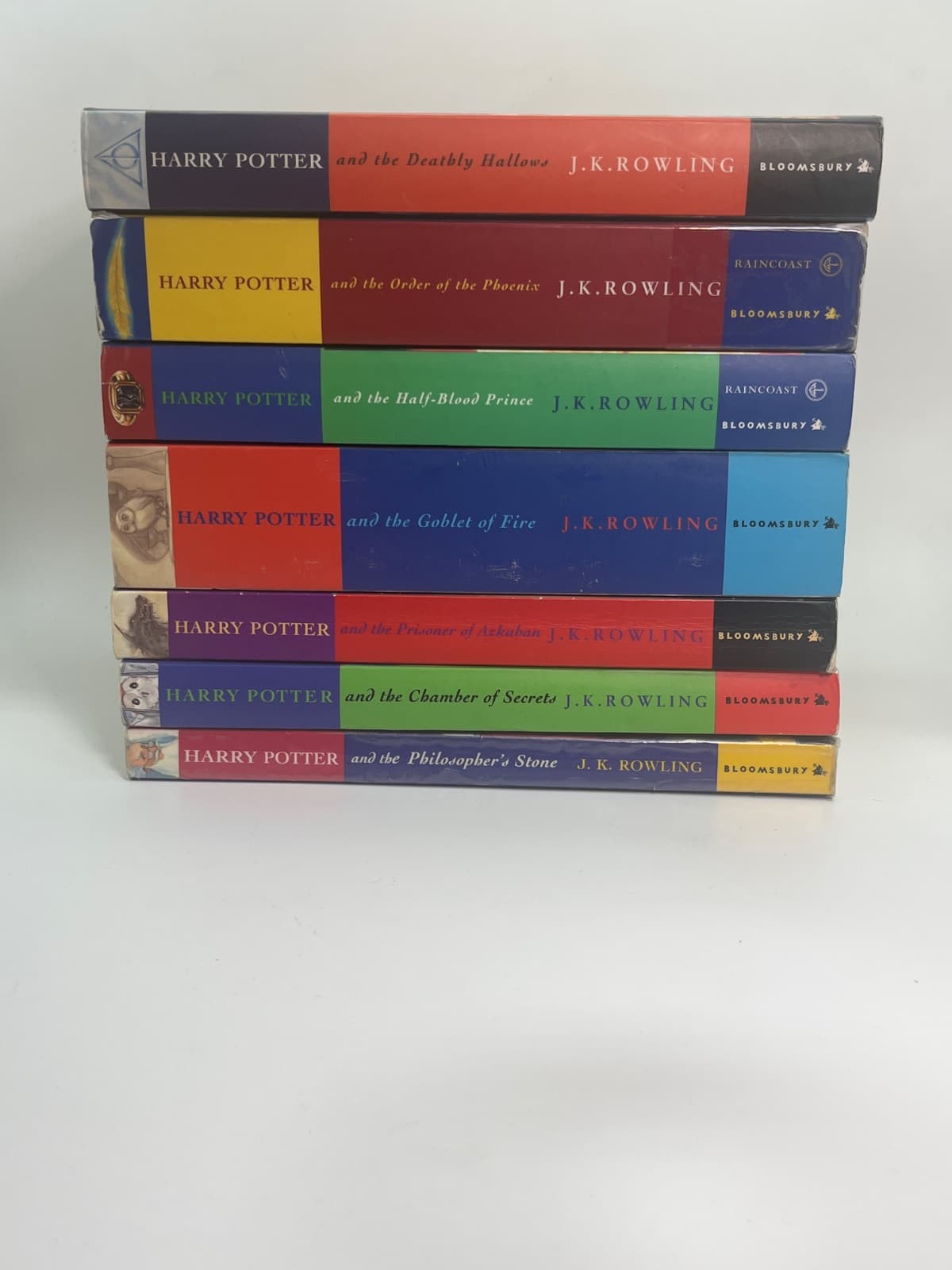 Harry Potter Complete Book Set 1-7 - BLOOMSBURY  by J.K. Rowling - front cover