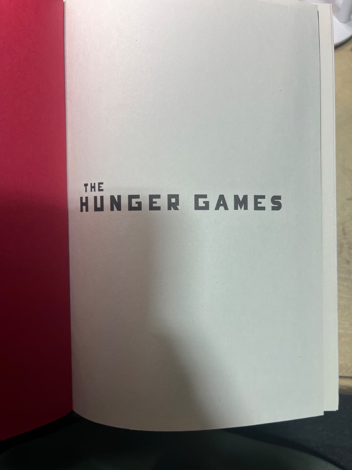 The Hunger Games Collector's Edition w Slipcase  by Suzanne Collins - title page
