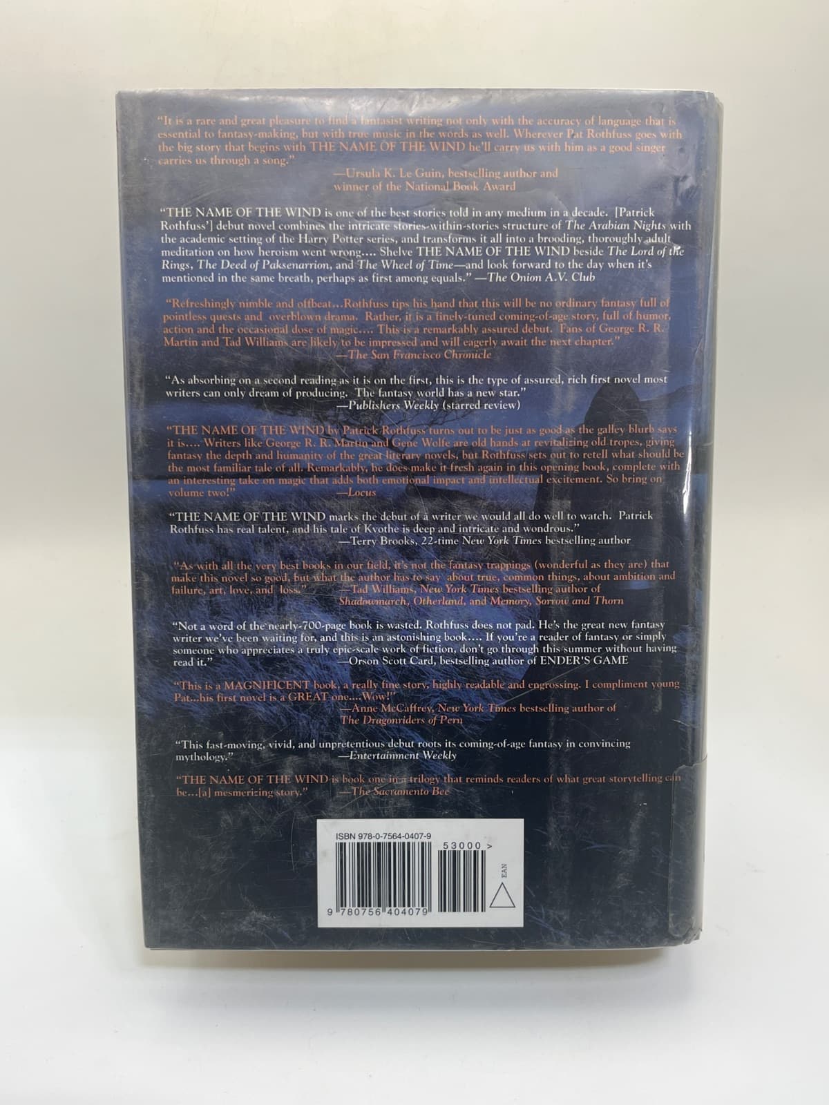 The Name of the Wind - 2007 - Ex Library  by Patrick Rothfuss - additional view