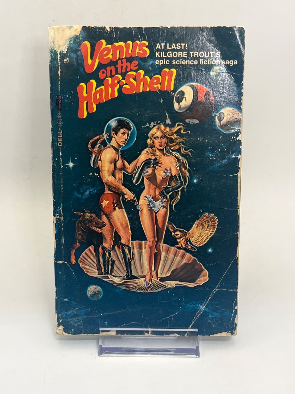 Venus on the Half-Shell - 1975 - WATER DAMAGE  by Kilgore Trout - front cover