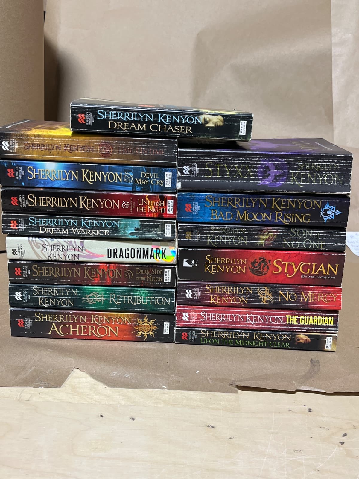 Sherrilyn Kenyon - Mixed Lot of 16 - Dark Hunter, Dream Hunter  by Sherrilyn Kenyon - front cover
