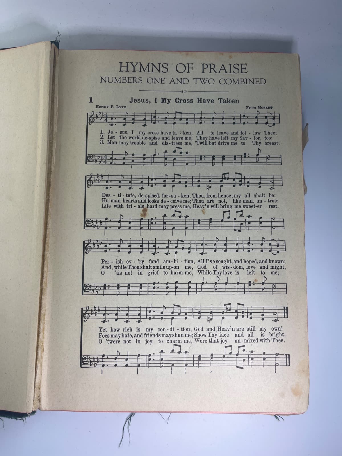 Hymns of Praise: Numbers One and Two Combined by F. G. Kingsbury - additional view
