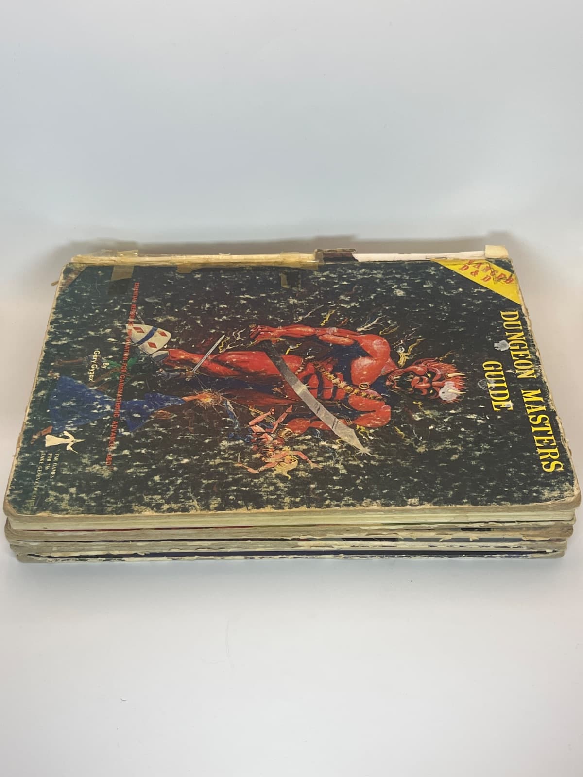 Lot of 3 Dungeons & Dragons 1st Edition Deities & Demigods(Cthulu), DMG, MM, - ACCEPTABLE  by Gary Gygax - additional view