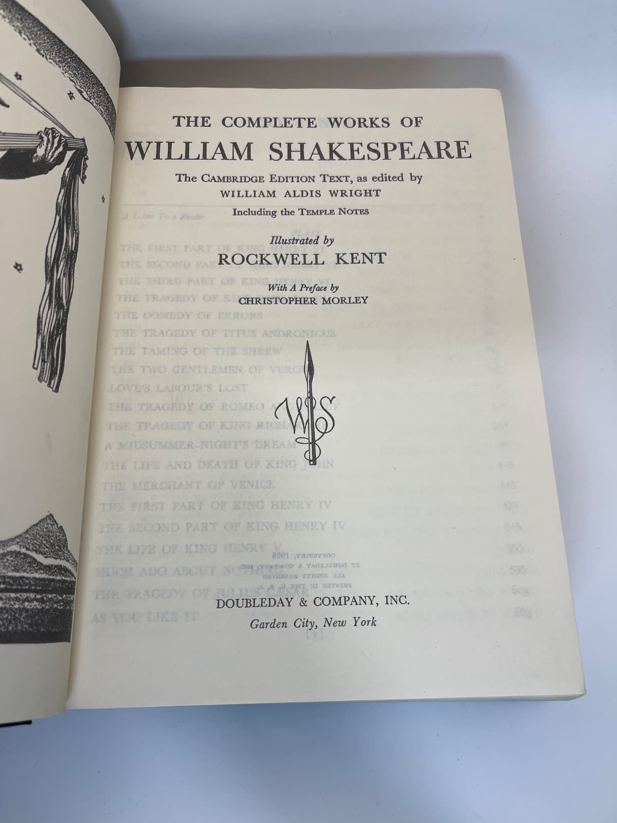The Complete Works of William Shakespeare by William Shakespeare - title page