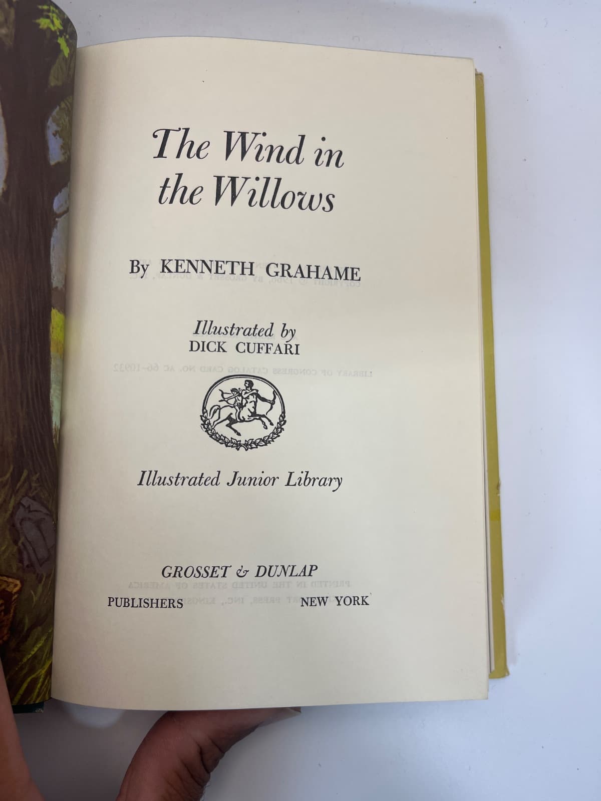 The Wind in the Willows - Illustrated Junior Library  by Kenneth Grahame - title page