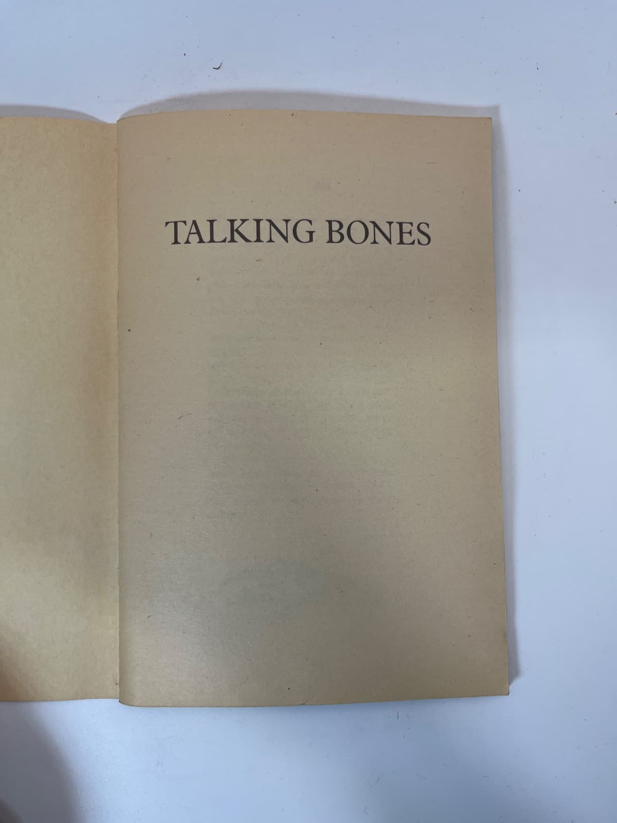 Talking Bones: Secrets of Indian Burial Mounds by William O. Steele - title page
