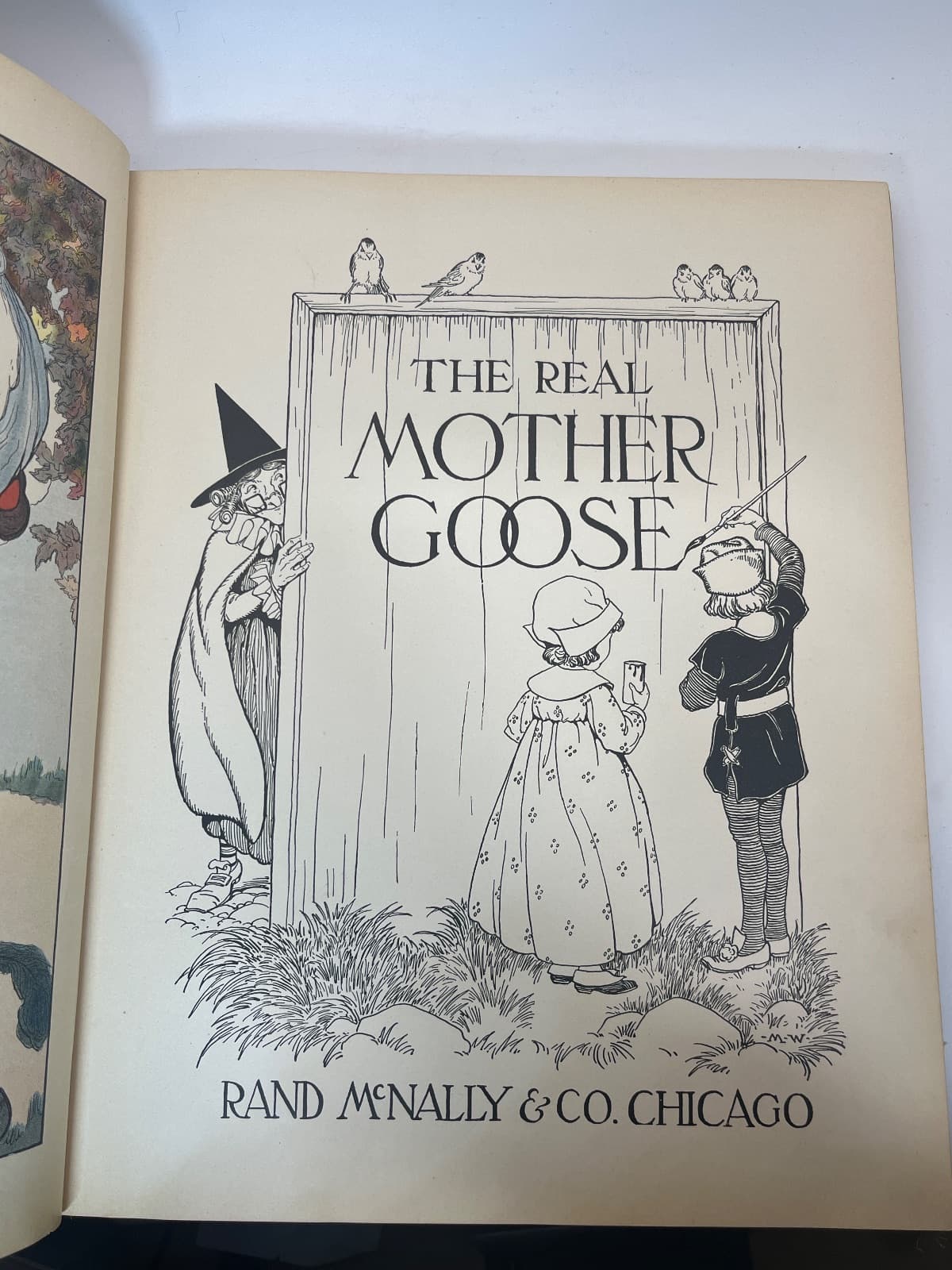 The Real Mother Goose - 1916 - Antique Children's Classics  by Various - title page
