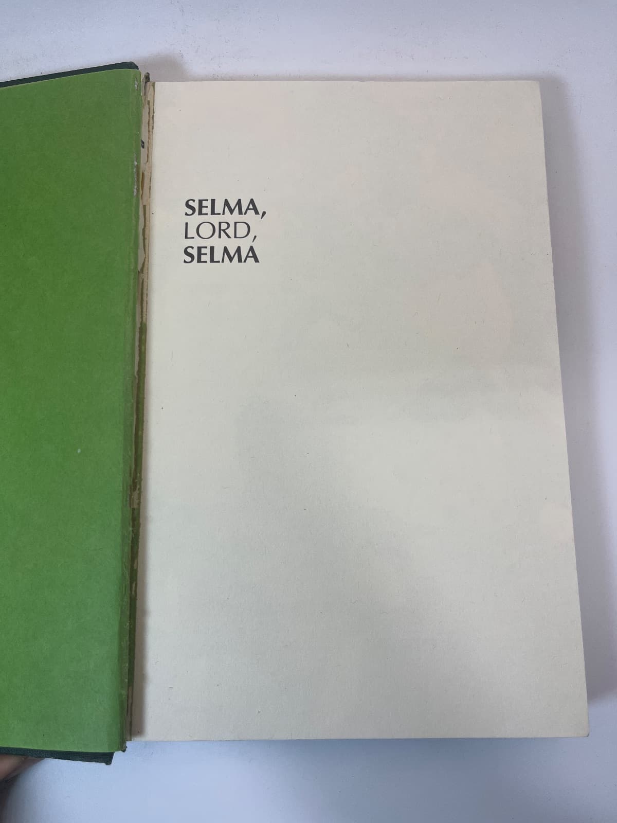 Selma, Lord, Selma by Sheyann Webb, Rachel West Nelson - title page